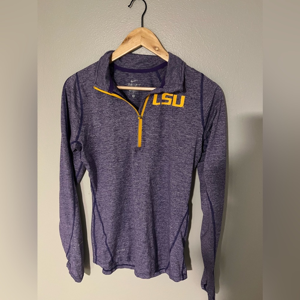 Nike/LSU Dri-fit quarter zip